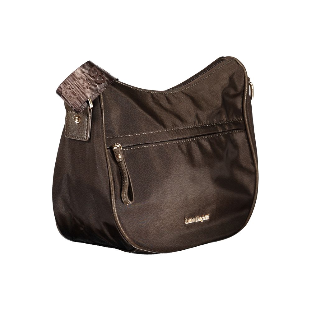 Marrone Polyester Women Handbag