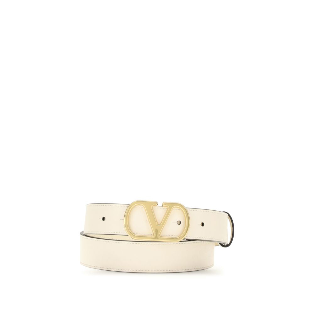 White Calf Leather Bos Taurus Regular Belt