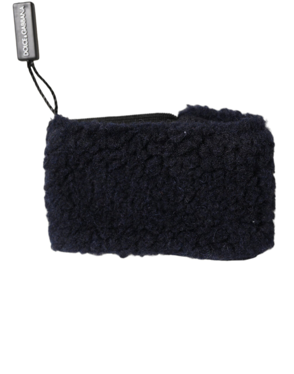 Black Wool Knitted Sweatbands Men Wristband
