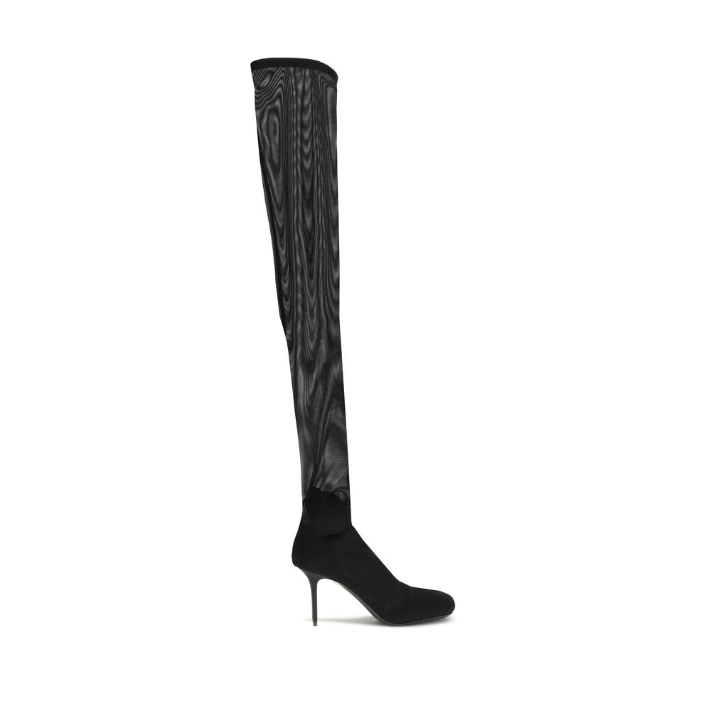 Black Polyamide Over The Knee
