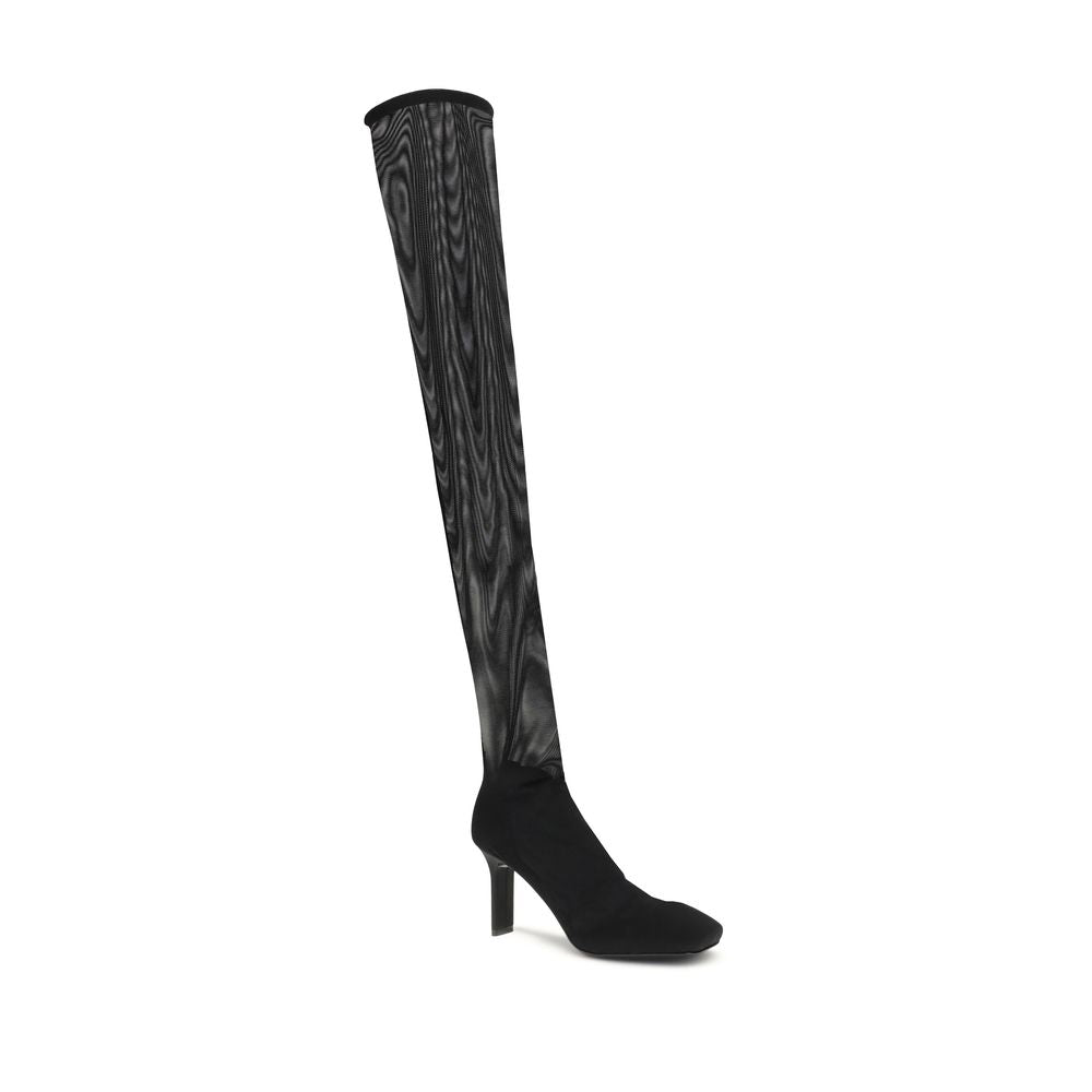Black Polyamide Over The Knee