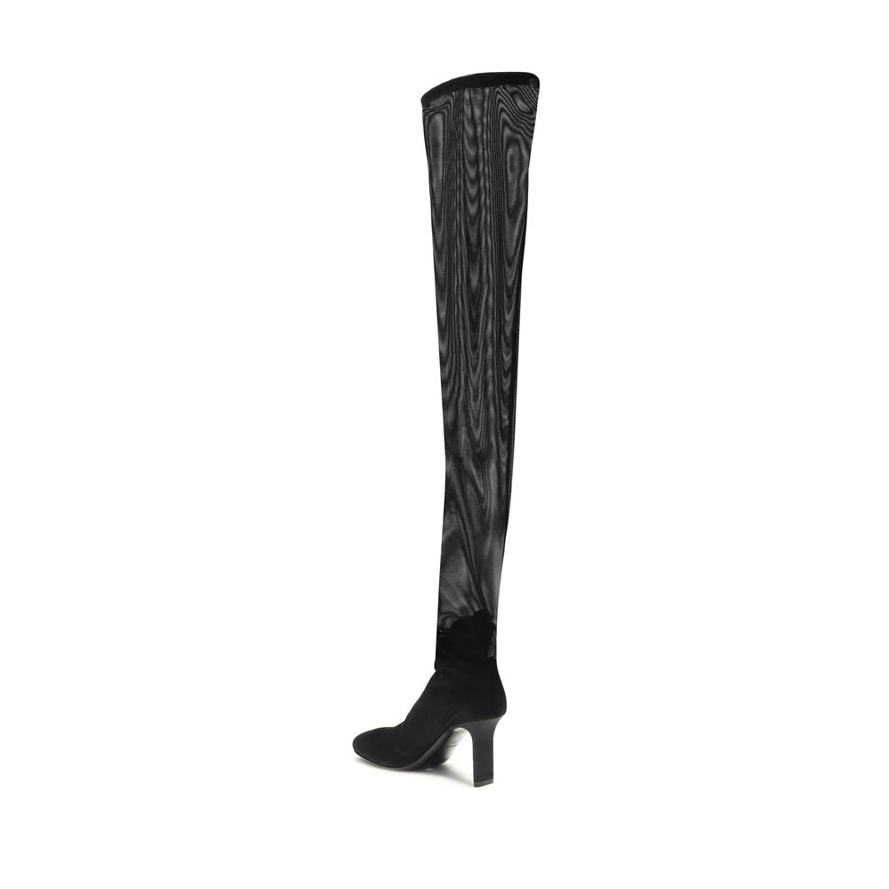 Black Polyamide Over The Knee