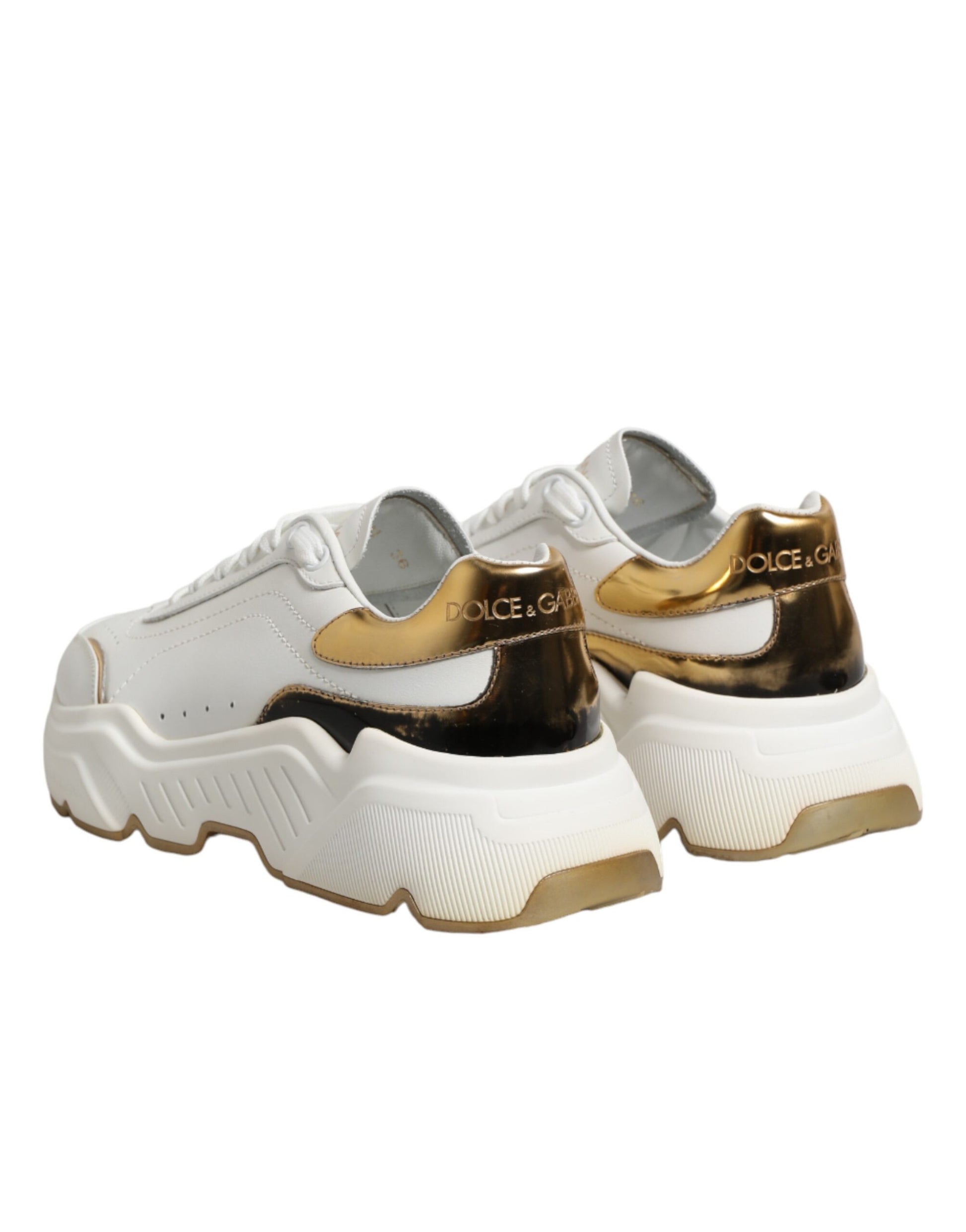 White Gold Daymaster Low Top Sneakers Shoes