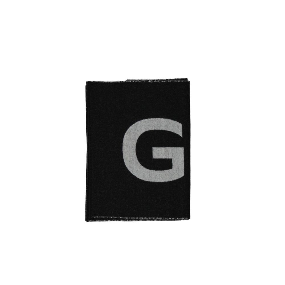 Black Virgin Wool Scarf