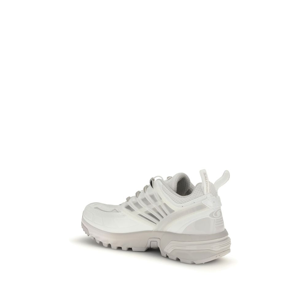 White Polyamide Athletic Sneakers