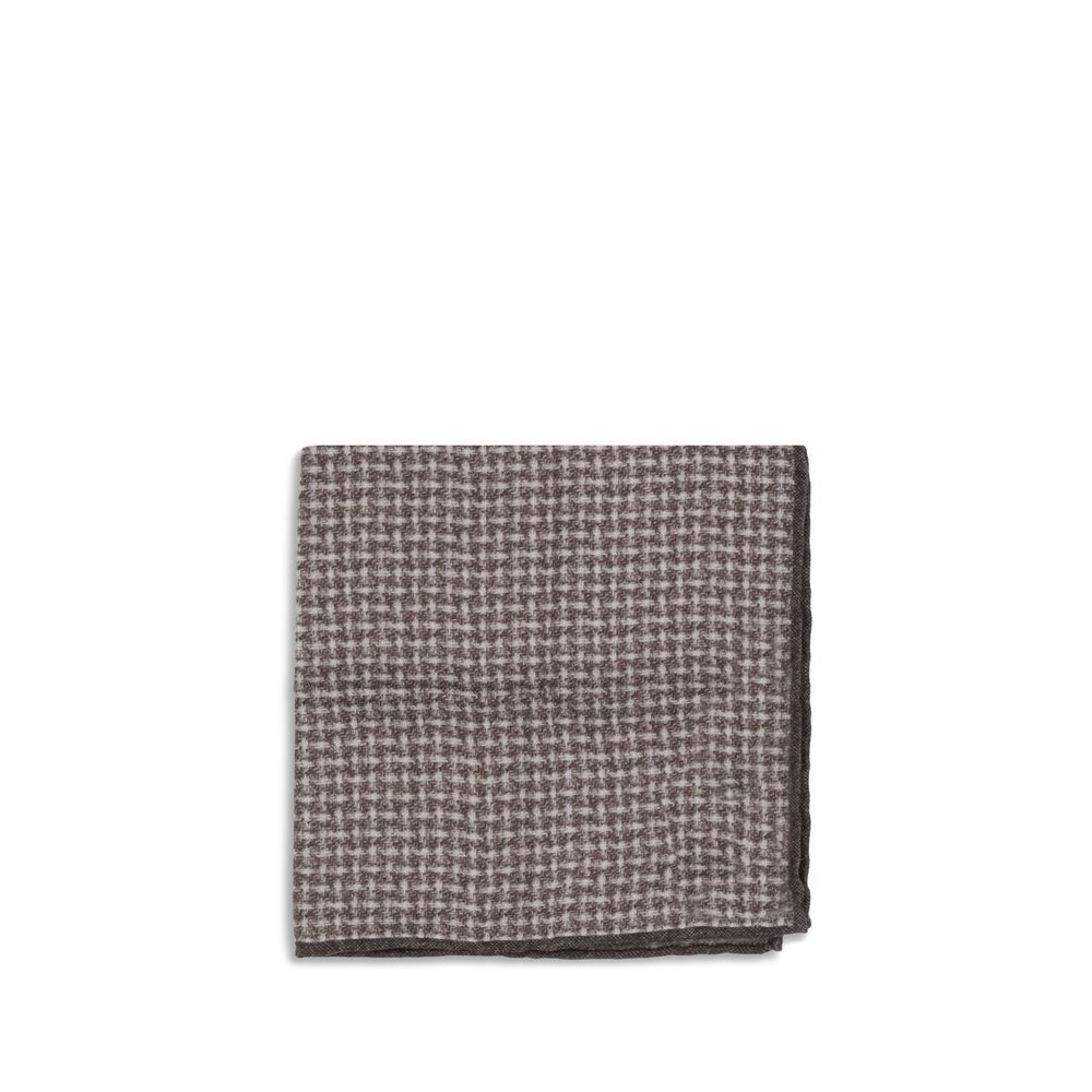 Brown Silk Scarf