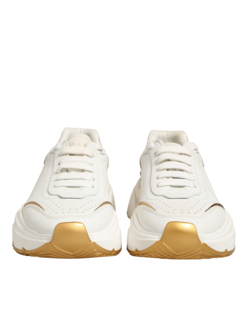 White Gold Daymaster Low Top Sneakers Shoes