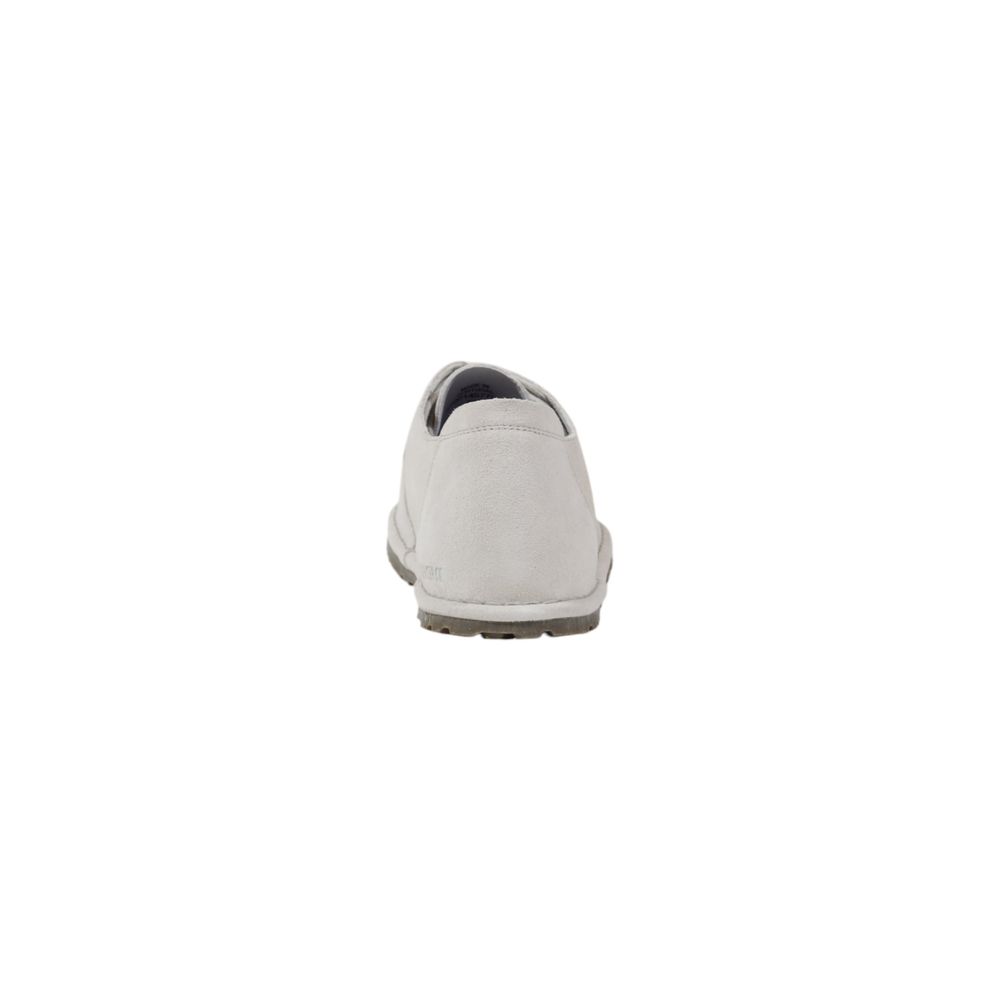 White Leather Slip-On Loafers