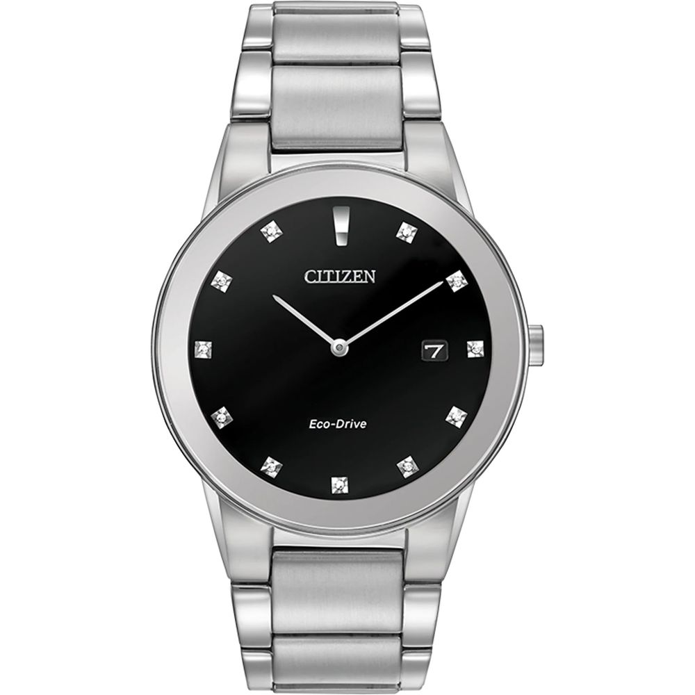 Gray Stainless Steel Dress Watch