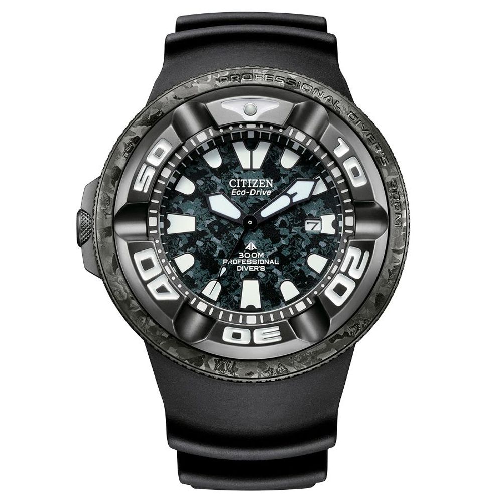 Black Rubber Sport Watch