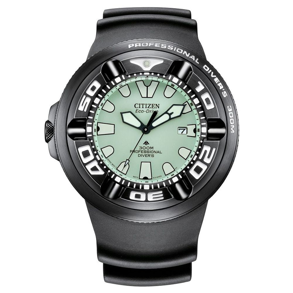 Black Rubber Sport Watch