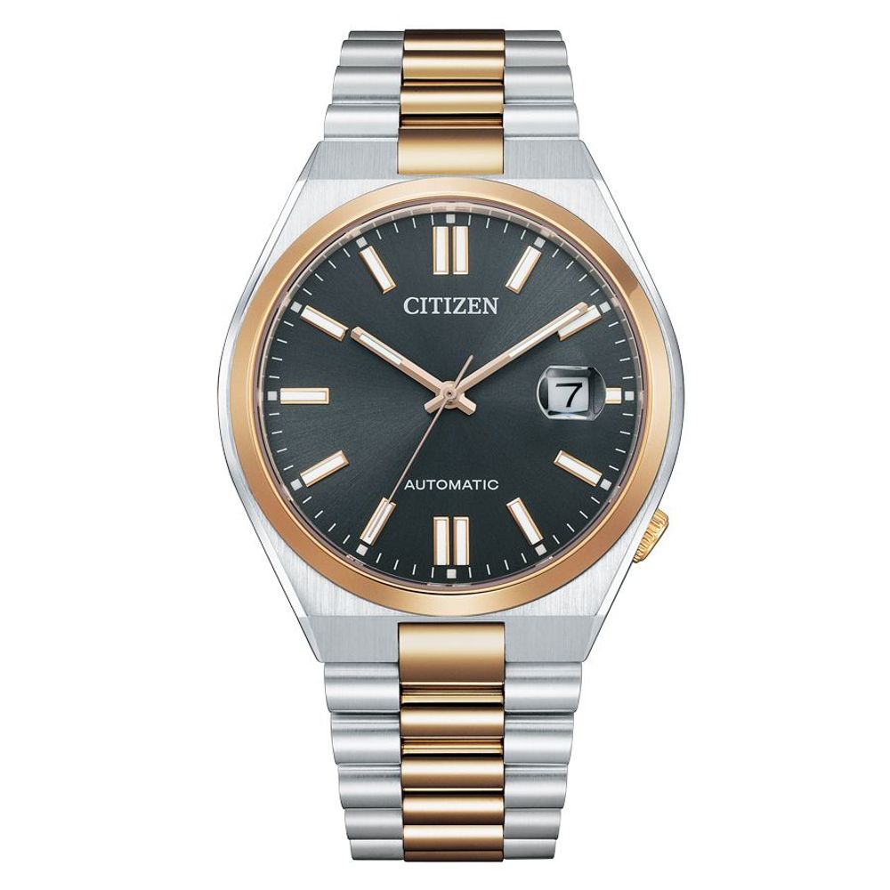 Gray Stainless Steel Dress Watch