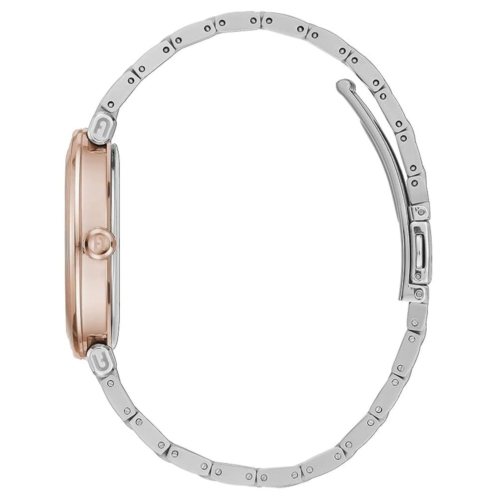Gray Stainless Steel Dress Watch
