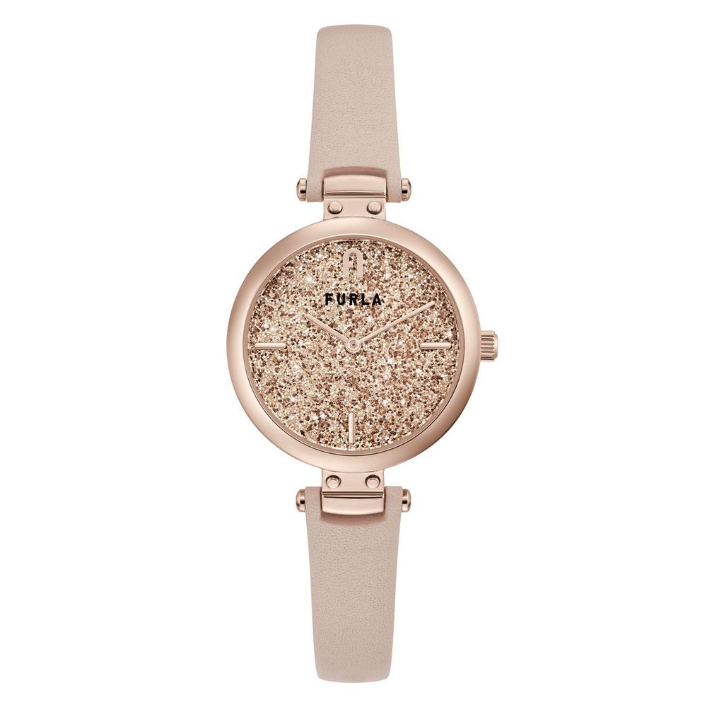 Multicolor Leather Dress Watch