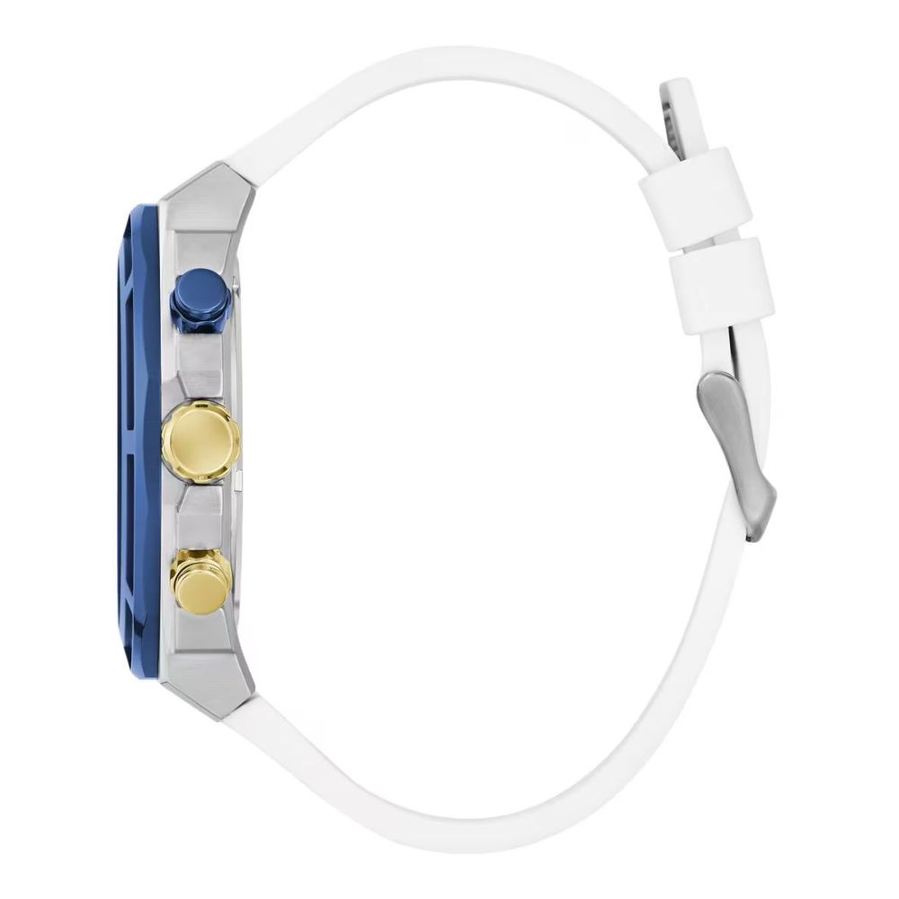 Blue Synthetic Dress Watch