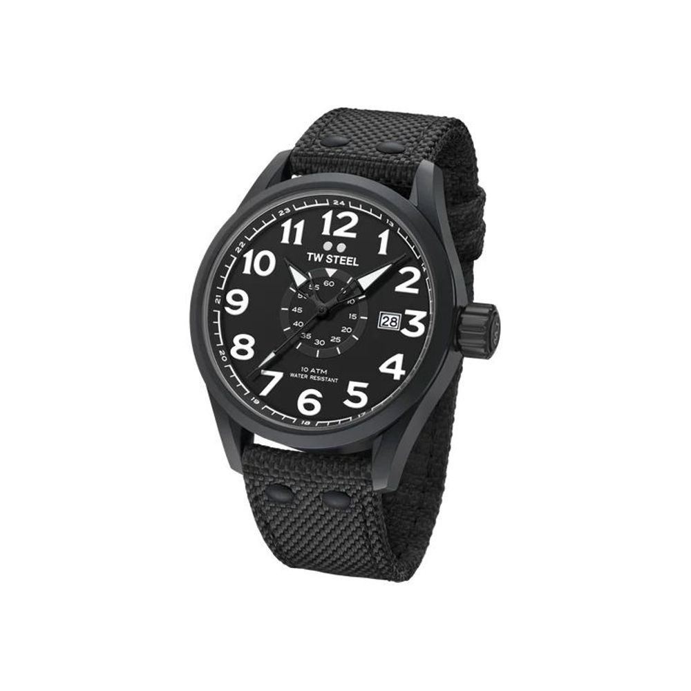 Black Fabric Sport Watch