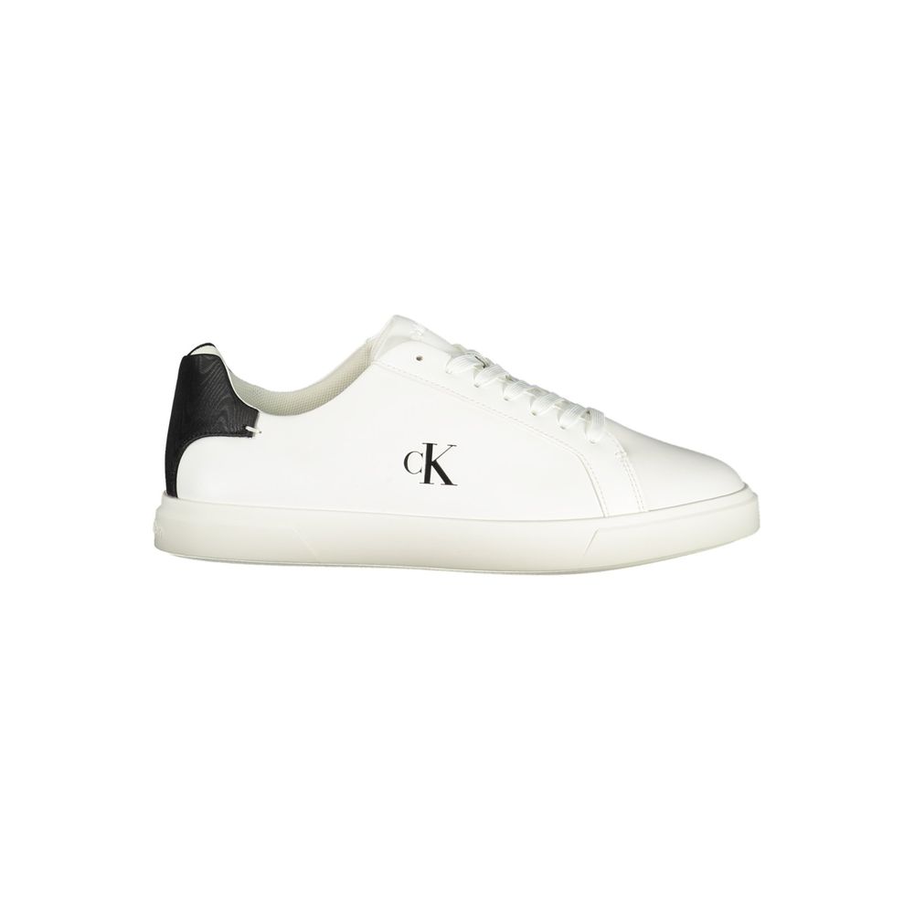 Bianco Polyurethane Women Sneaker