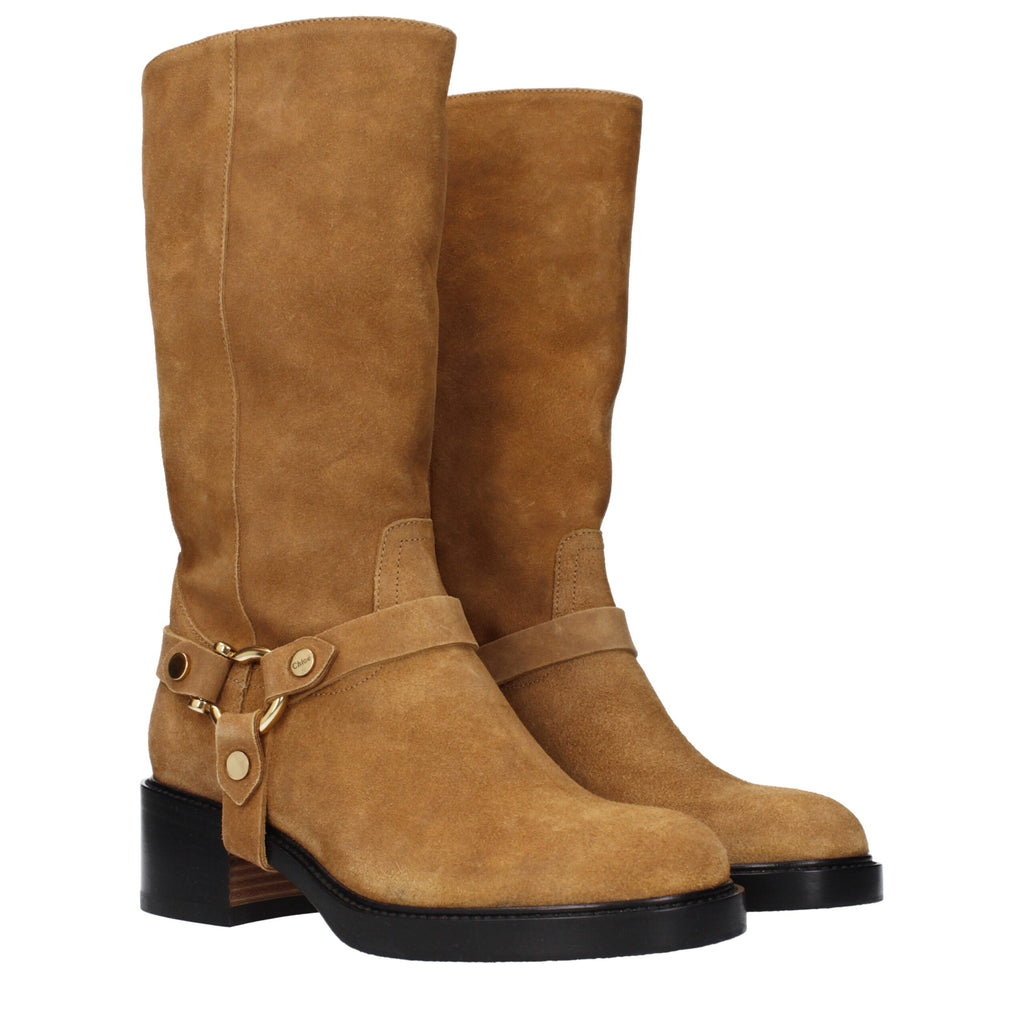 Brown Leather Ankle Boots