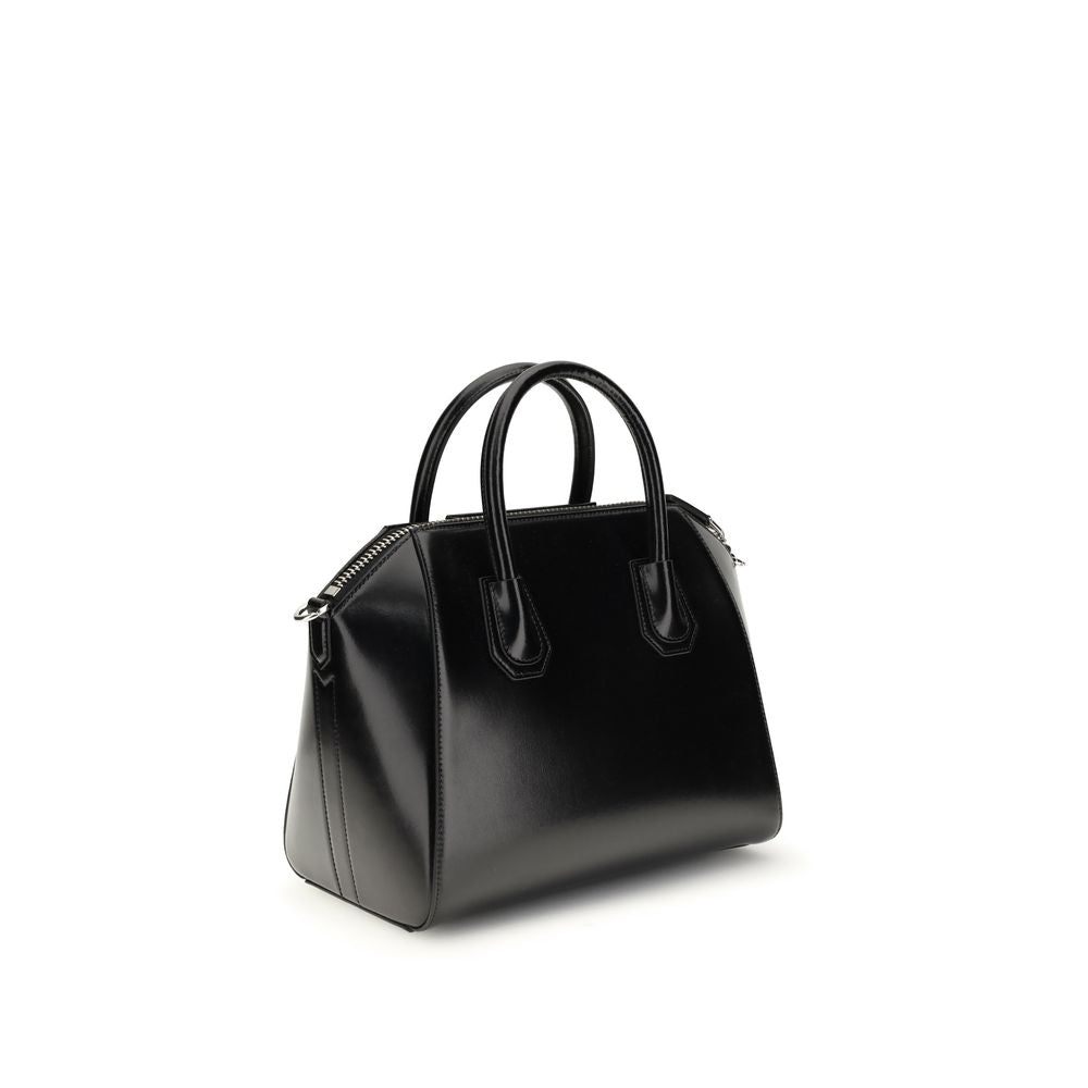 Black Calf Leather Bos Taurus Handbag