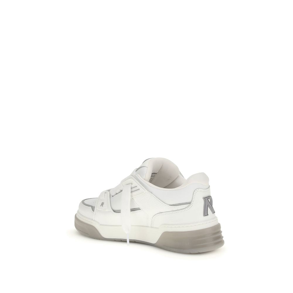 White Calf Leather Bos Taurus Sneakers