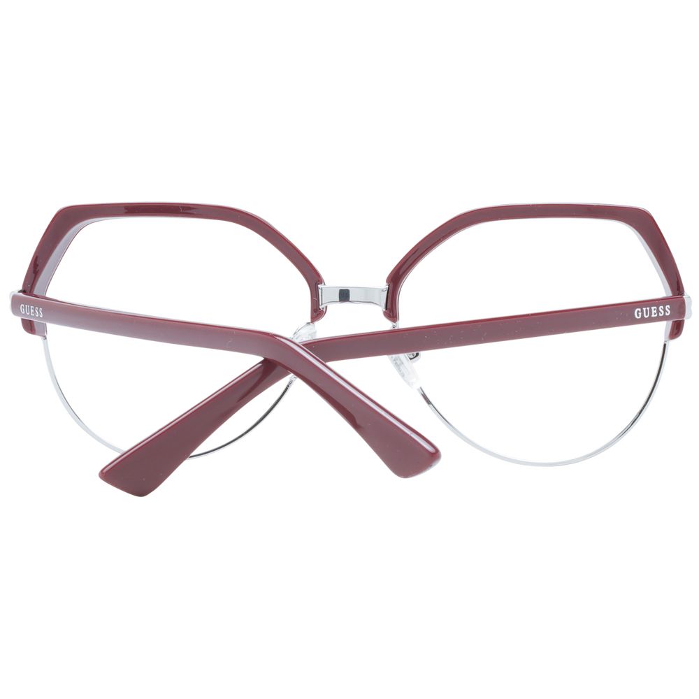 Burgundy Plastic Glasses (Frames)