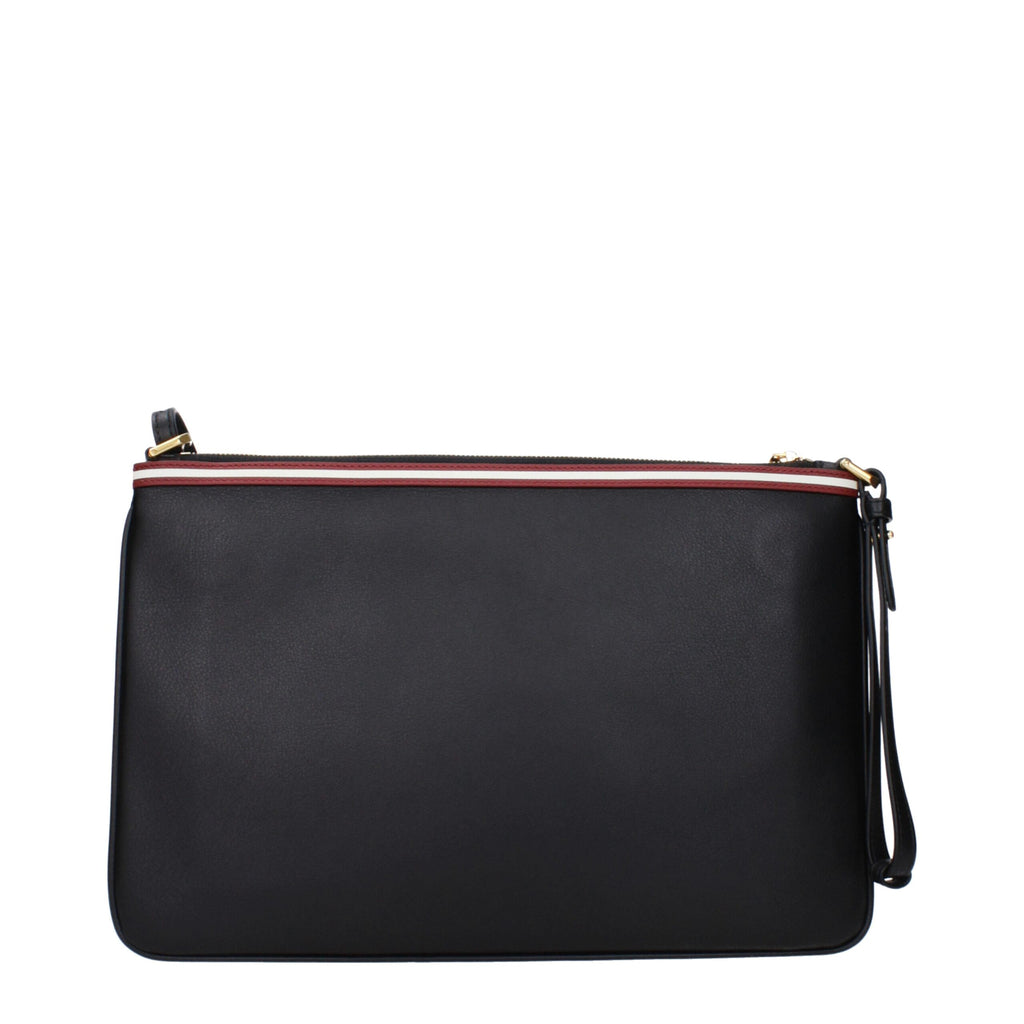 Black Leather Crossbody Bag