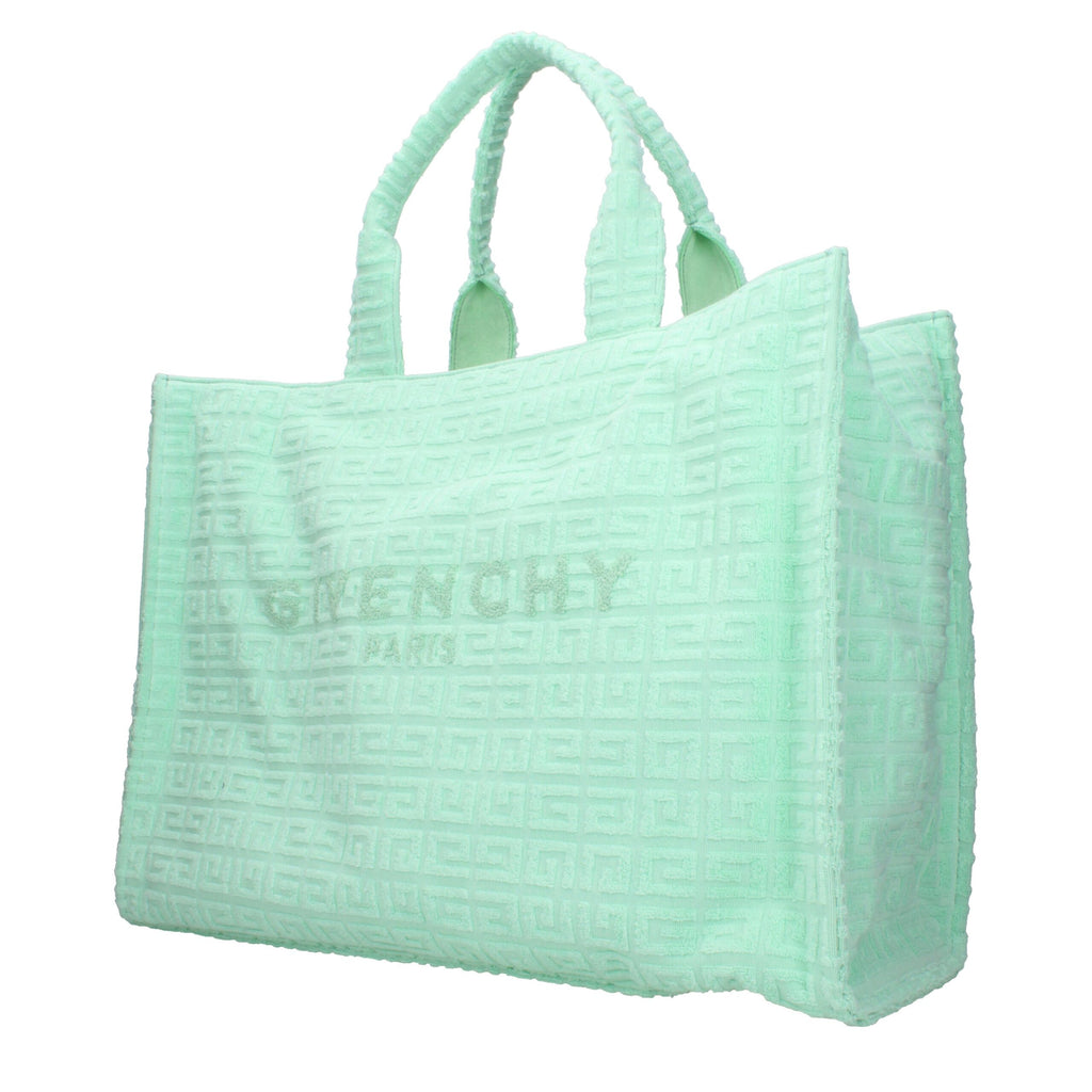 Green Fabric Handbag
