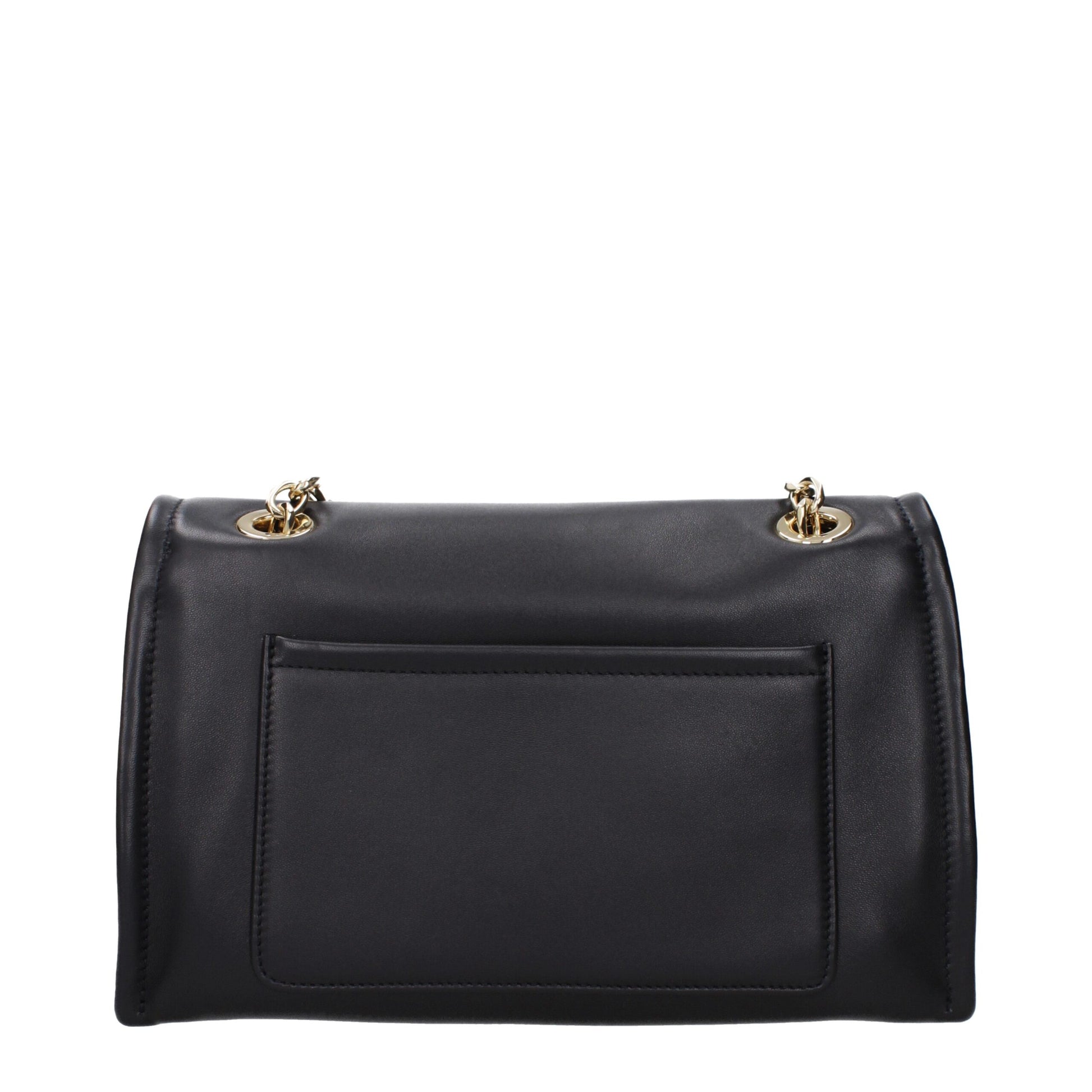 Black Leather Crossbody Bag