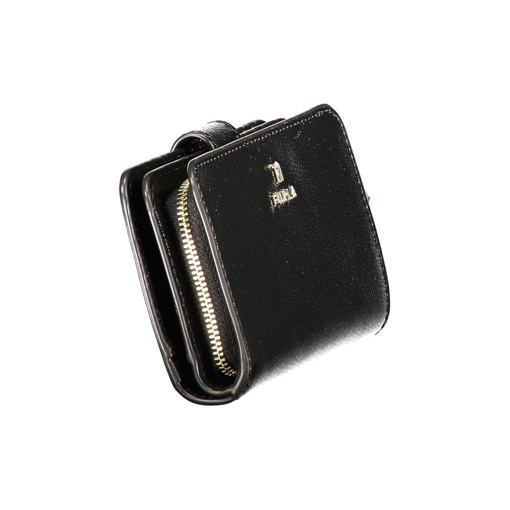 Black Leather Women Wallet