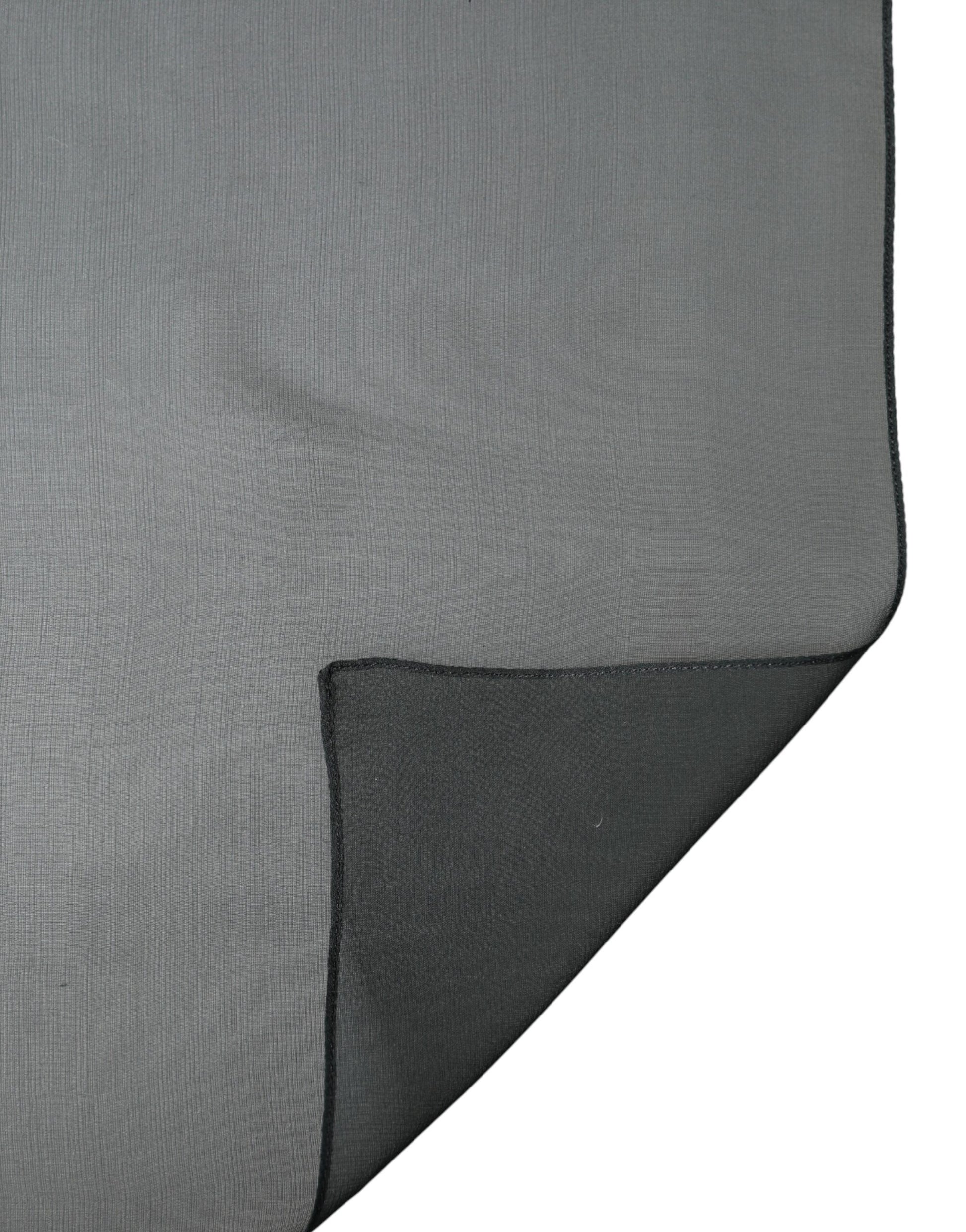 Dark Green Stole Silk Neck Wrap Shawl  Scarf
