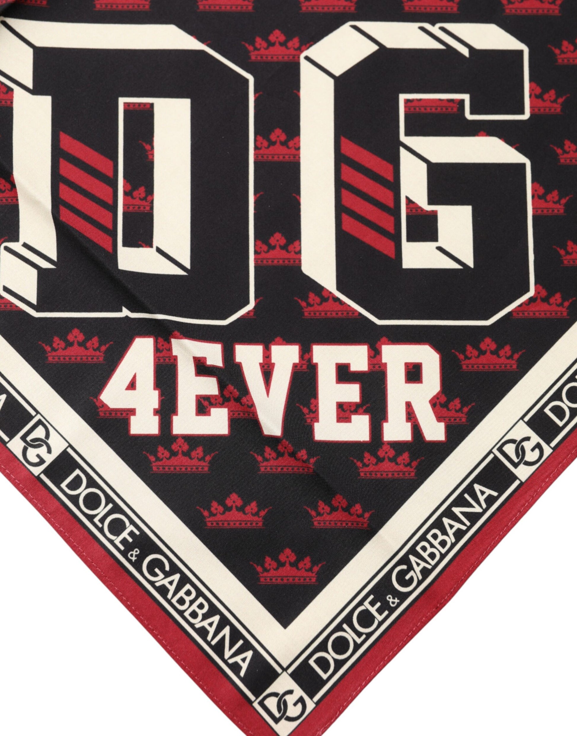 Multicolor #DGRoyals Square Foulard 50cm x 49.5cm Scarf