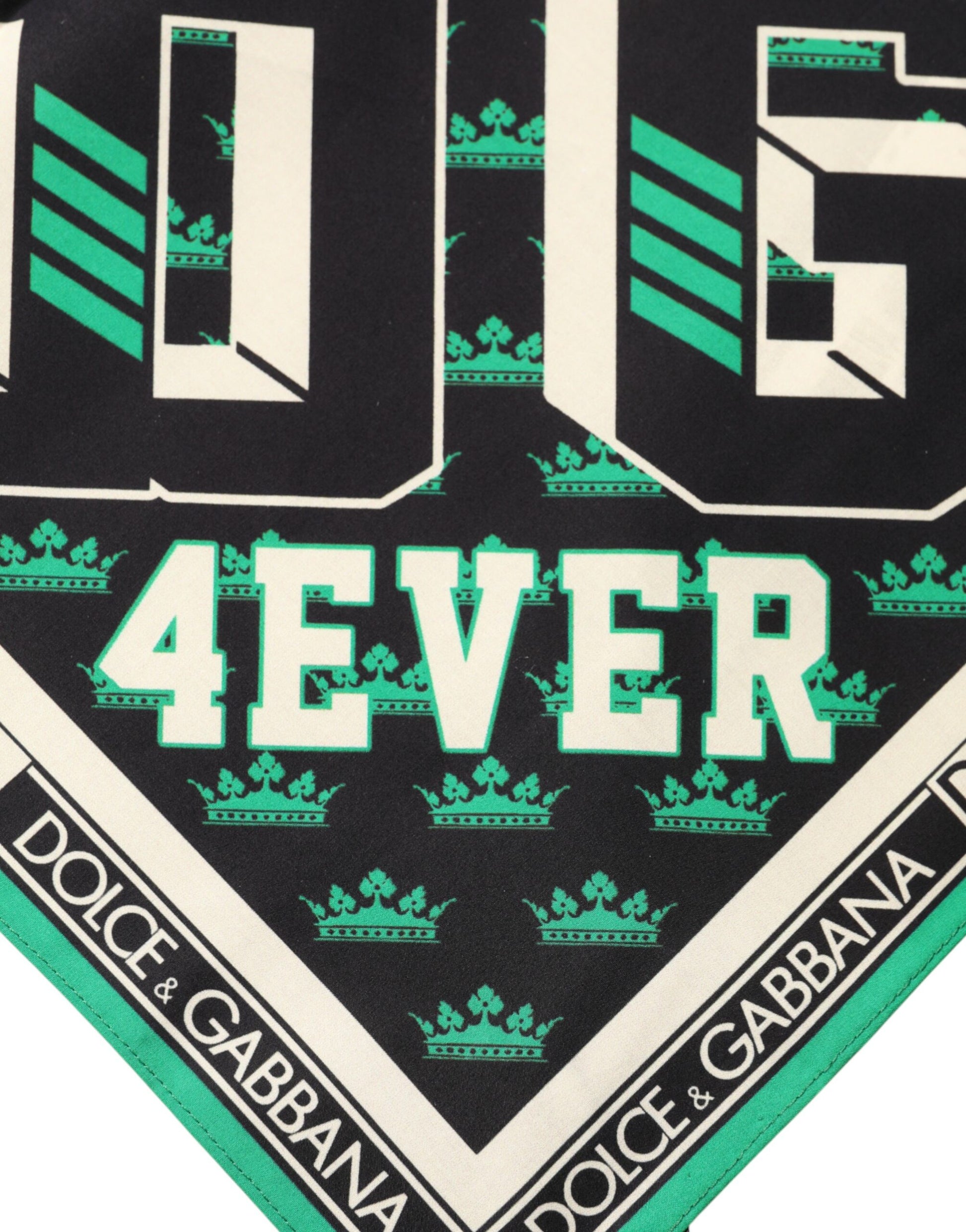 Multicolor #DGRoyals Square Foulard 50.5cm x 50cm Scarf