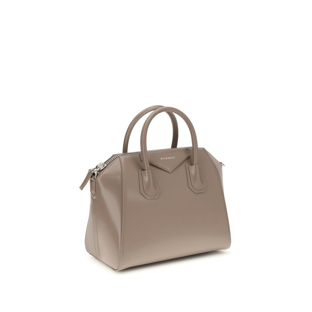 Gray Calf Leather Bos Taurus Handbag