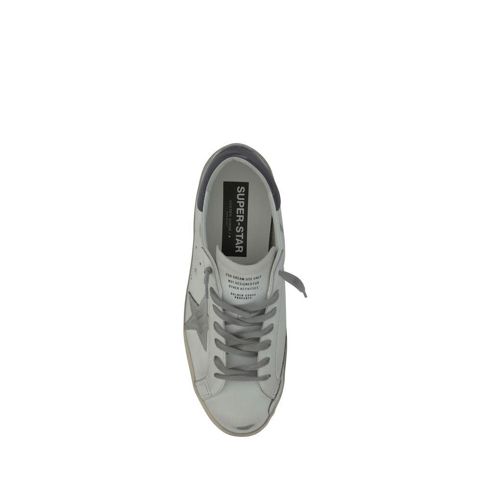 White Calf Leather Bos Taurus Low Top Sneakers