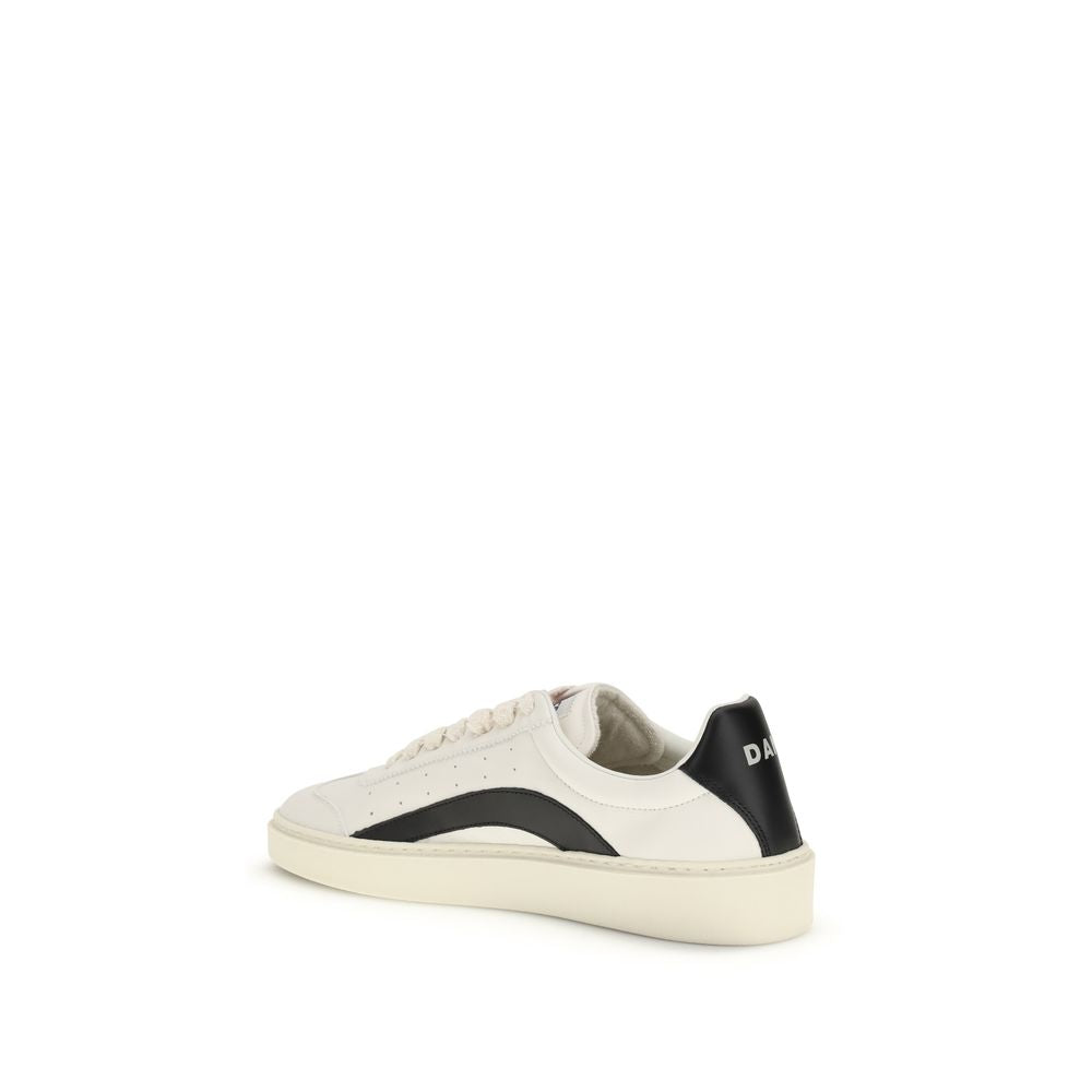Multicolor Calf Leather Bos Taurus Low Top Sneakers
