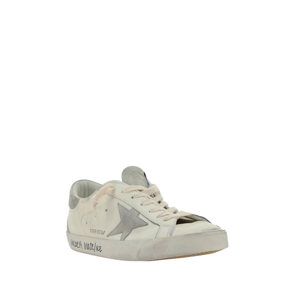 White Goatskin Sneakers