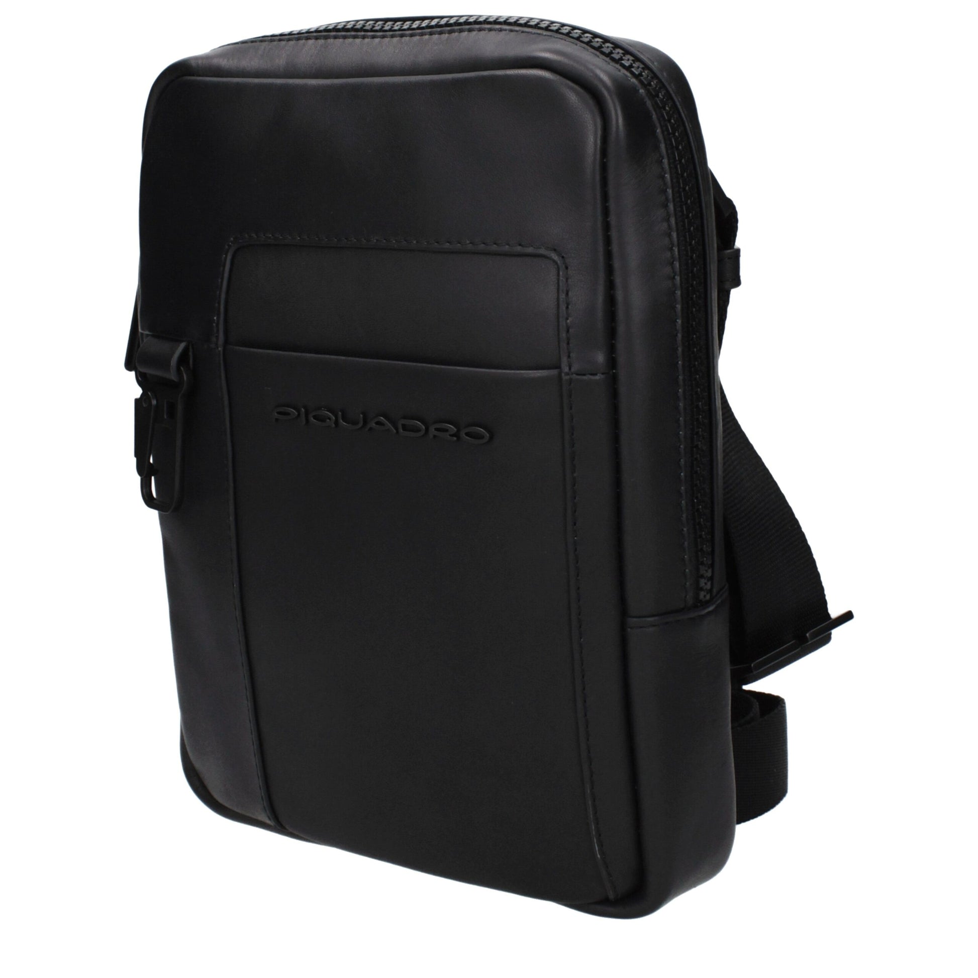 Black Leather Crossbody Bag