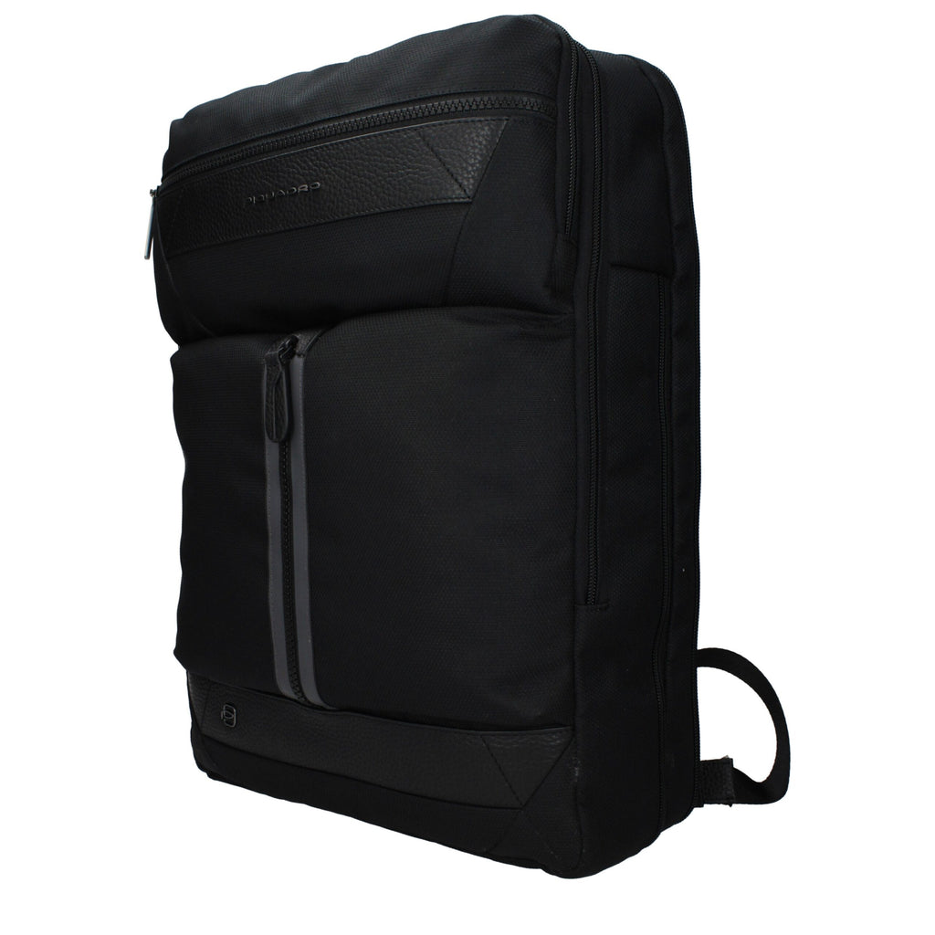 Black Fabric Backpack